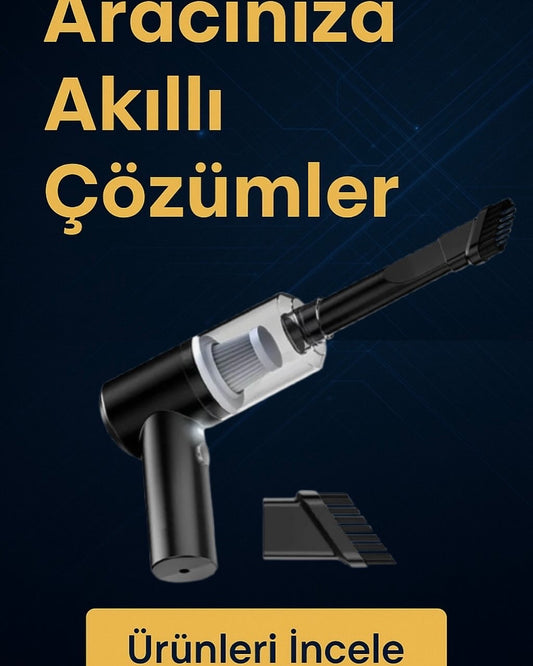 Yeni Nesil Kablosuz Vakumlu Araç Süpürgesi