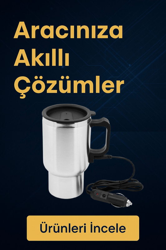 Araç İçi Isıtıcılı Termos